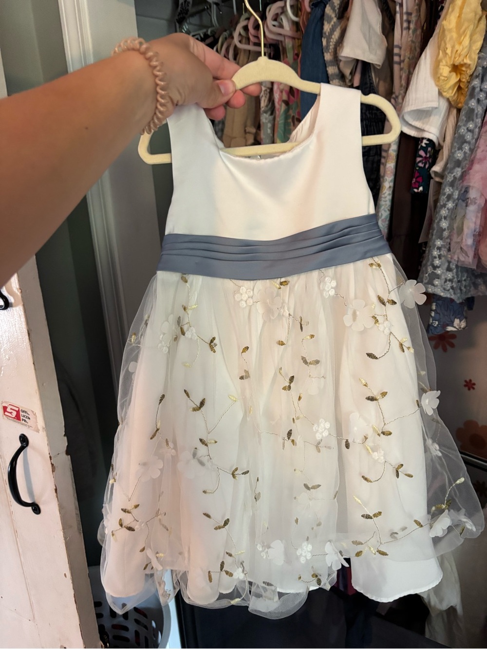 Azazie flower girl dress